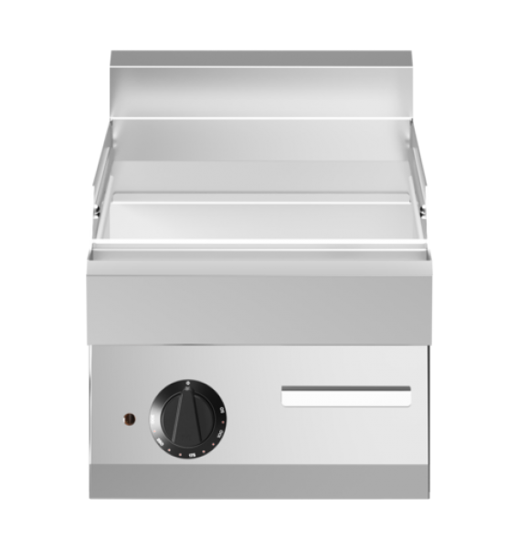 Modular Elektrogrillplatte - Tischgerät - glatte Bratfläche - verchromt