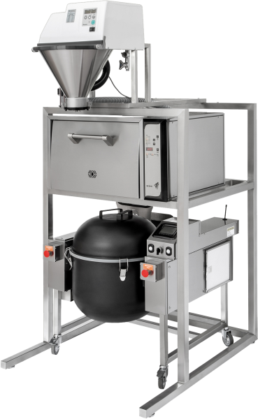 Reismaschinen Set TORA - inkl. Ofen, Mixer, Wascher & Gestelle