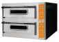 Preview: Pizzaofen Deluxe66 BREIT Digital - 2 Kammern - für 12 Pizzen á 35 cm