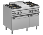 Preview: MBM Gasherd MFB711MFG4XL - Standgerät mit Gasbackofen - 4 Brenner