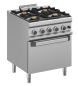 Preview: MBM Gasherd MFB77FGXL - Standgerät mit Gasbackofen - 4 Brenner