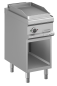 Preview: MBM Grillplatte MFTE74AR - Standgerät - offen - gerillte Grillfläche