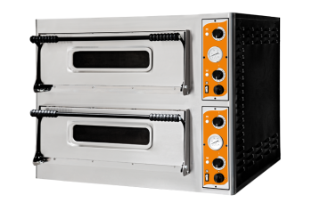 Pizzaofen Deluxe44 - 2 Kammern - für 8 Pizzen á 35 cm