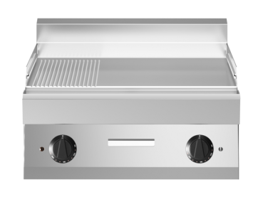 Modular Elektrogrillplatte - Tischgerät - 2/3 glatte 1/3 gerillte Bratfläche