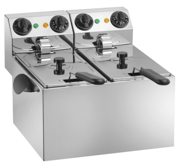 Elektro-Friteuse FT44R - 4 + 4 Liter
