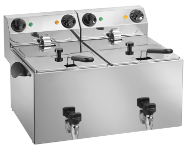 Elektro-Friteuse FT88VR -  6 + 6 Liter