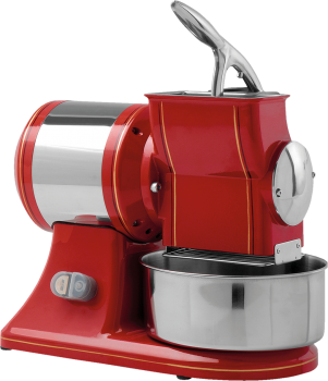 Käsereibe GS 230V retro - vernickelte Reibewalze - 50 kg/Std