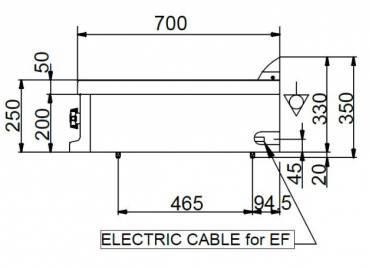 Preview: MBM Fritteuse MFRE74T - Tischgerät - 1 Becken mit 12 Liter Volumen
