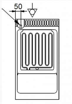 Preview: MBM Fritteuse MFRE74T - Tischgerät - 1 Becken mit 12 Liter Volumen