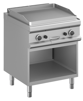 MBM Gasgrillplatte MFTG77AR - Standgerät - offen - gerillte Grillfläche