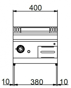 Preview: MBM Lavasteingrill MPLG74T - Tischgerät - mit Fleischrost