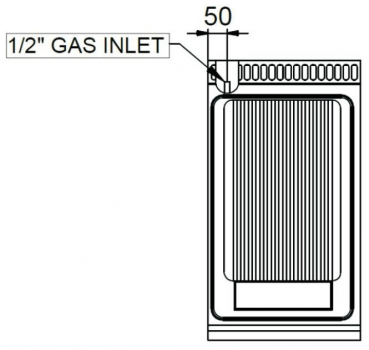 Preview: MBM Lavasteingrill MPLG74T - Tischgerät - mit Fleischrost