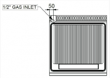 Preview: MBM Lavasteingrill MPLG78T - Tischgerät- offen - mit Fleischrost - Kopie
