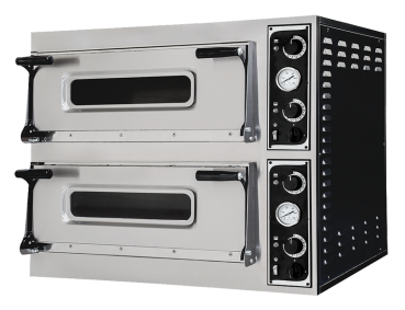 Pizzaofen Pane66 - 2 Kammern - für 12 Pizzen á 35 cm