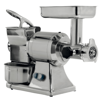 Fleischwolf/Käsereibe-Kombi - Gusseisenmahlgruppe - Produktion FW: 200 kg/Std - KR: 50 kg/Std