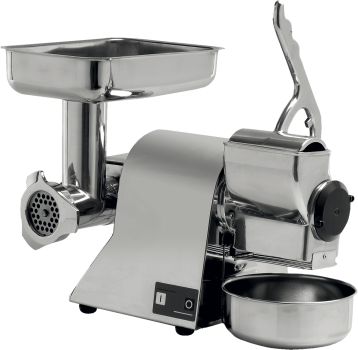 Fleischwolf/Käsereibe-Kombi - Aluminiummahlgruppe - Produktion FW: 30 kg/Std - KR: 30 kg/Std