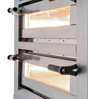 Preview: Pizzaofen Maior - 1 Kammer - für 4 Pizzen á 35 cm - Halbschamott