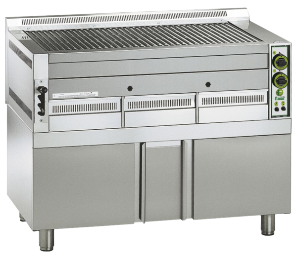 Lavasteingrill B115- Gasbetrieben - 1140  700 x 900 mm