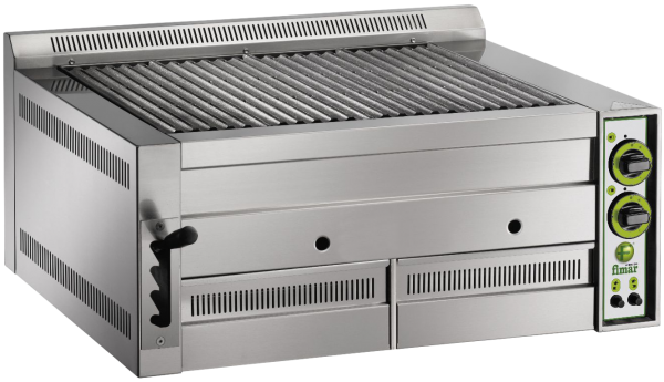 Lavasteingrill B80 - Gasbetrieben - 810 x 700 x 380 mm