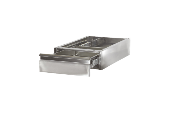 Schublade einzelnmit 70 cm Tiefe Chromstahl AISI 304