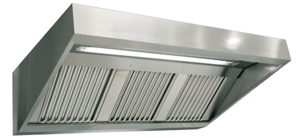 Wandabzugshaube Basic 120x90 ohne Motor ohne Regler