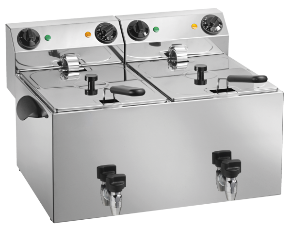 Elektro-Friteuse FT88VR -  6 + 6 Liter