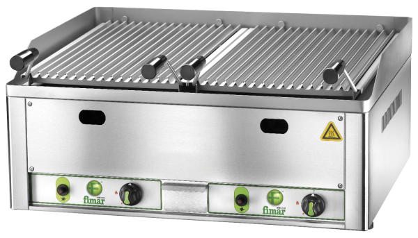 Lavasteingrill GL66 - Gasbetrieben - 660 x 540 x 220 mm