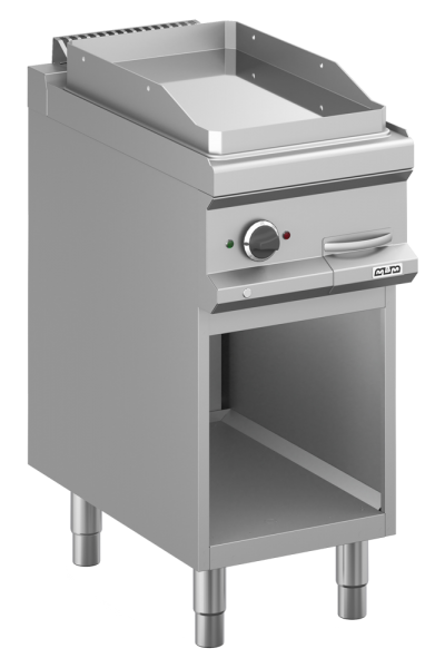 MBM Grillplatte MFTE74ALC - Standgerät - offen - glatte Grillfläche - verchromt