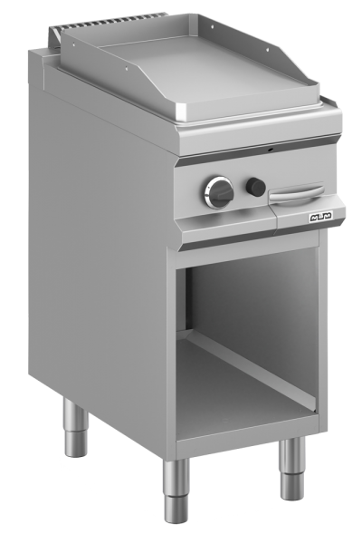 MBM Grillplatte MFTG74AL - Stand-Gasgrillplatte - glatte Grillfläche