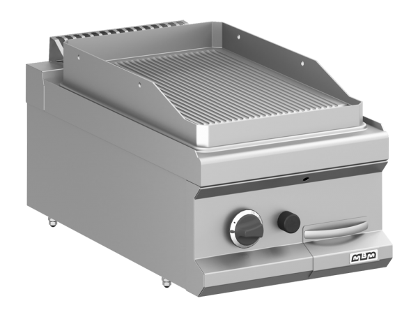 MBM Gasgrillplatte MFTG74TR - Tischgerät - gerillte Grillfläche