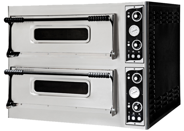 Pizzaofen Profi44 - 2 Kammern - für 8 Pizzen á 32 cm