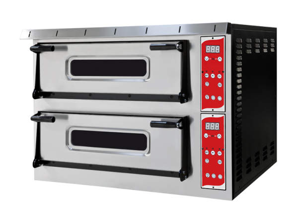 Pizzaofen Special44 Digital Vollschamott - 2 Kammern - für 8 Pizzen á 35 cm