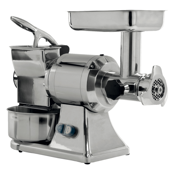 Fleischwolf/Käsereibe-Kombi - Gusseisenmahlgruppe - Produktion FW: 200 kg/Std - KR: 50 kg/Std