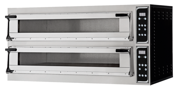 Pizzaofen Virtuoso66 BREIT Digital - 2 Kammern - für 12 Pizzen á 35 cm