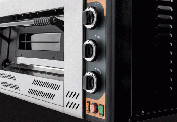 Gas-Pizzaofen Erdgas für 4 Pizzen á 30 cm