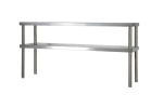 Aufsatzbord 1,8m - mit 2 Etagen 0,7m hoch AISI 430